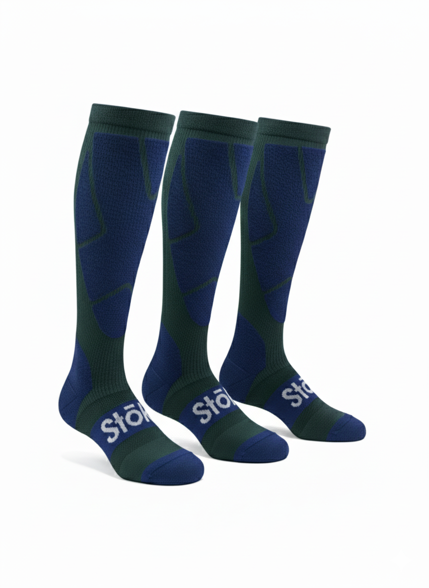 Merino Padded Ski Sock - 3 Pack
